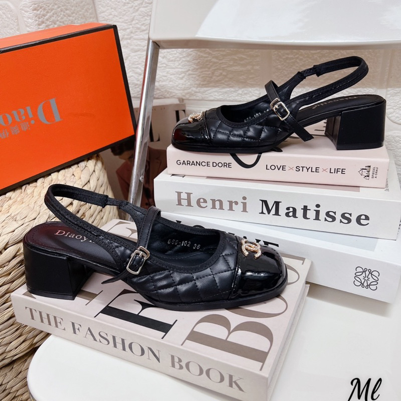 Sandal 3p trần chỉ tag x fullbox cam