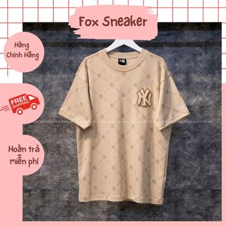 Áo Thun New Era Monogram New York Yankees Nâu CODE: 19500182 - Fox Sneaker