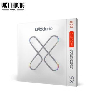 Dây đàn guitar acoustic d'addario xs pb x-light xsapb1047 - việt thương music