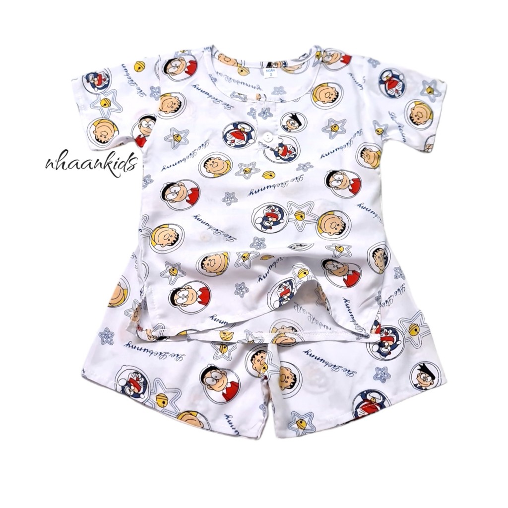 ĐỒ BỘ BÉ TRAI, BỘ TOLE  LANH SIÊU MÁT TAY NGẮN CHO BÉ TRAI - NHÀ AN