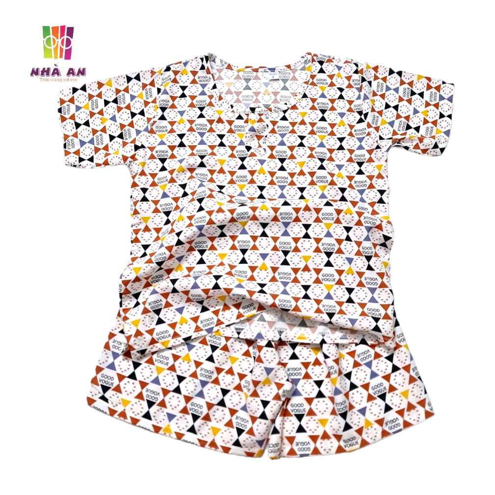 BỘ TOLE  LANH SIÊU MÁT TAY NGẮN CHO BÉ TRAI - NHÀ AN