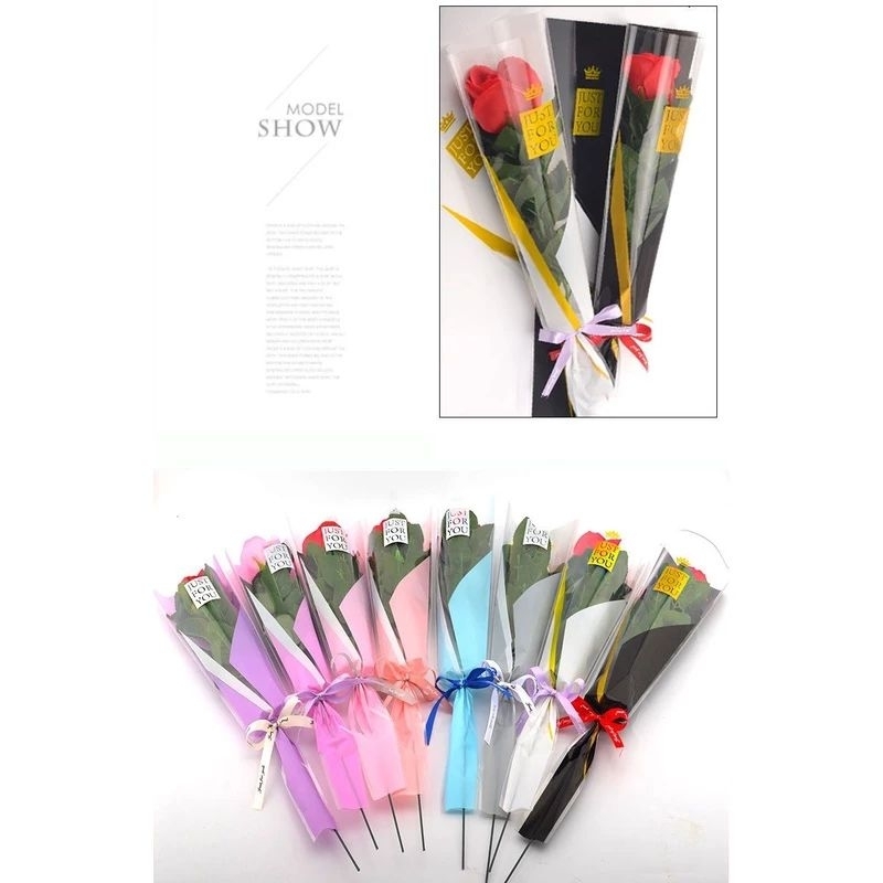 XẤP 50 TÚI 1 BÔNG CHỮ JUST FOR YOU ĐỦ MÀU