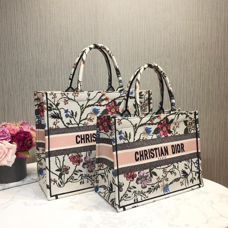 TÚI CD TOTE SZ36-41 HỌA TIẾT HOA