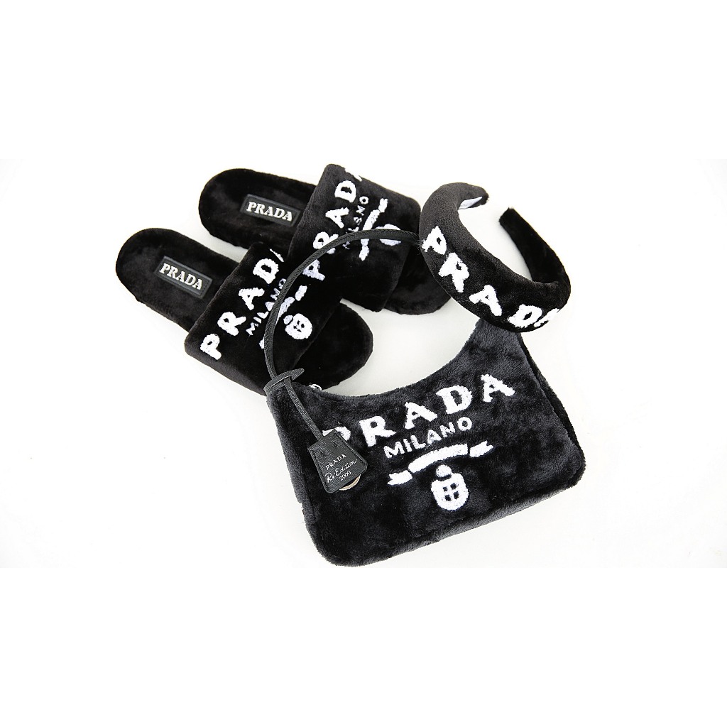 SET TÚI PRADA KÈM DÉP LÔNG