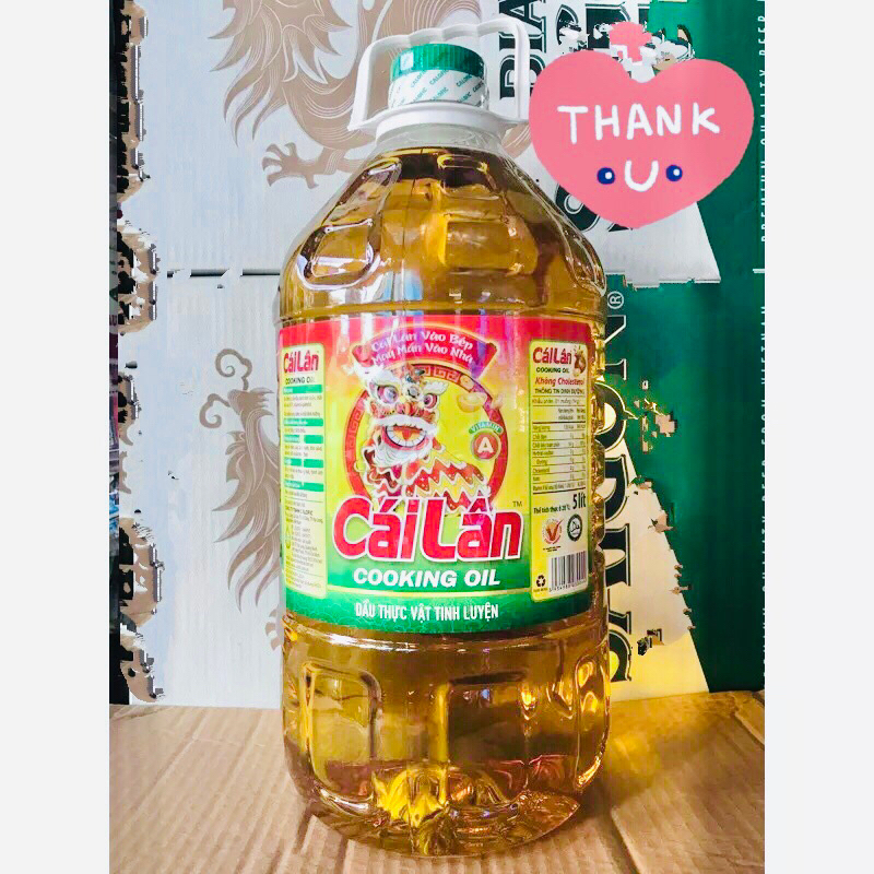 Dầu ăn cái lân chai 5L