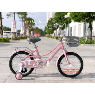 Xe đạp trẻ em Thống Nhất Bunny size 12 inch,16 inch cho bé từ 2 tuổi trở lên (Tặng lục giác)