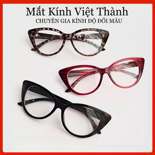 HOẢ TỐC mắt Kính gọng  mắt mèo loại 1 kính gia cận cao cấp giả cận MÈO 3