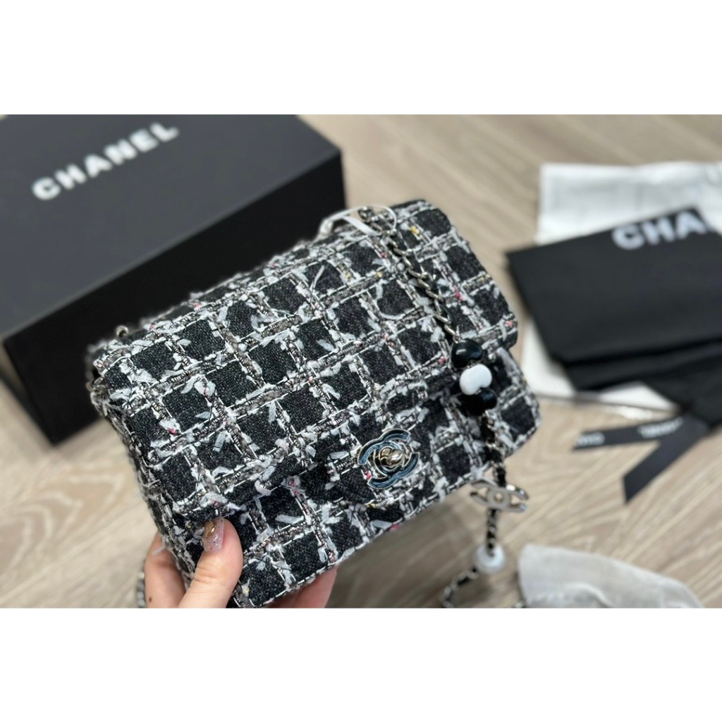 TÚI CHA NEO CLASSIC CHẤT DẠ TWEED SZ17