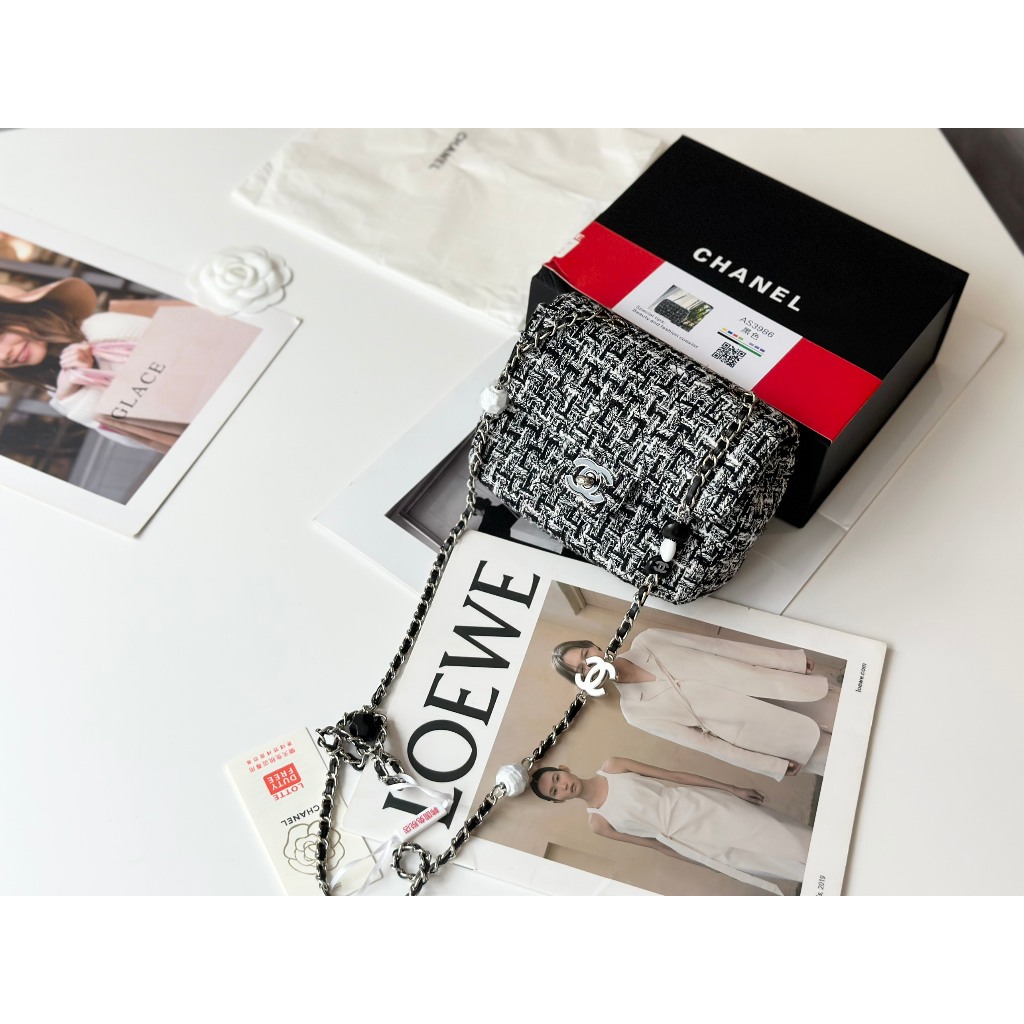 TÚI CHA NEO CLASSIC CHẤT DẠ TWEED SZ17