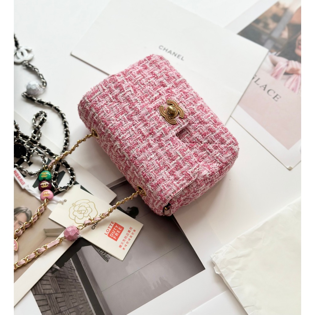 TÚI CHA NEO CLASSIC CHẤT DẠ TWEED SZ17