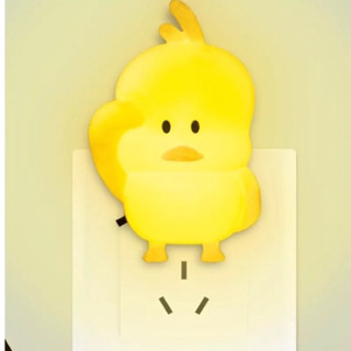 Đèn ngủ vịt con , gà con vàng ,den led, hồng, hình dễ thuong cute