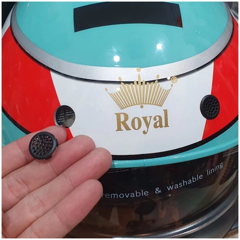 Nút thông gió mũ bảo hiểm kính âm royal m139 - nắp nhựa thông gió cho mũ bảo hiểm royal m139 âm kính