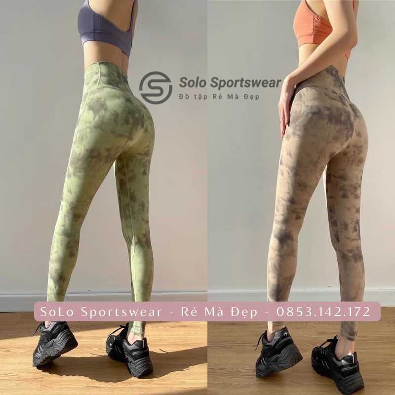 Quần LULU Cạp Lưng Cao Gen Bụng Nâng Mông Thể Thao Nữ Tập Gym Yoga Thun Poly Mềm Mịn Thoáng Mát Cực Tôn Dáng 9037