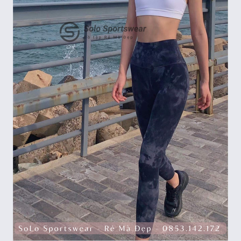 Quần LULU Cạp Lưng Cao Gen Bụng Nâng Mông Thể Thao Nữ Tập Gym Yoga Thun Poly Mềm Mịn Thoáng Mát Cực Tôn Dáng 9037