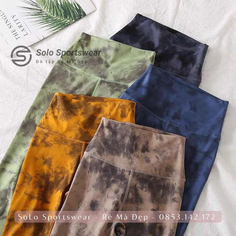 Quần LULU Cạp Lưng Cao Gen Bụng Nâng Mông Thể Thao Nữ Tập Gym Yoga Thun Poly Mềm Mịn Thoáng Mát Cực Tôn Dáng 9037