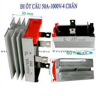 Đi ốt máy phát điện - Đi ốt cầu củ đề động cơ 50A - 4 Chân
