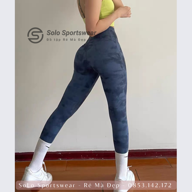 Quần LULU Cạp Lưng Cao Gen Bụng Nâng Mông Thể Thao Nữ Tập Gym Yoga Thun Poly Mềm Mịn Thoáng Mát Cực Tôn Dáng 9037