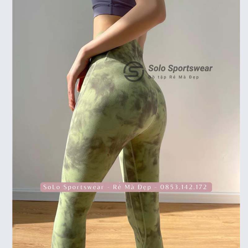 Quần LULU Cạp Lưng Cao Gen Bụng Nâng Mông Thể Thao Nữ Tập Gym Yoga Thun Poly Mềm Mịn Thoáng Mát Cực Tôn Dáng 9037