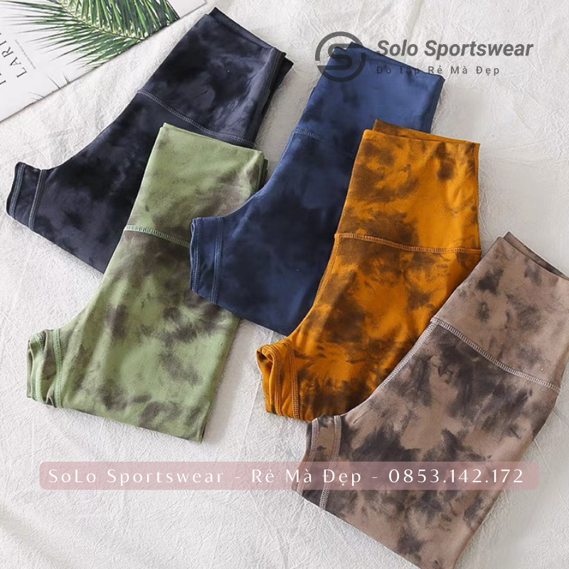 Quần LULU Cạp Lưng Cao Gen Bụng Nâng Mông Thể Thao Nữ Tập Gym Yoga Thun Poly Mềm Mịn Thoáng Mát Cực Tôn Dáng 9037