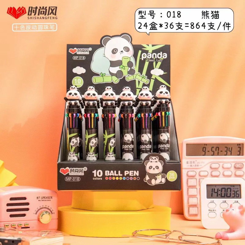 Bút 10 ngòi dễ thương nhiều mẫu