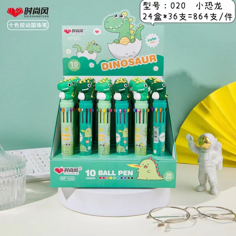 Bút 10 ngòi dễ thương nhiều mẫu