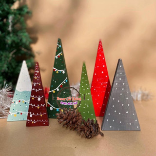Cây thông noel gỗ thông 15cm 20cm 25cm 30cm trang trí giáng sinh