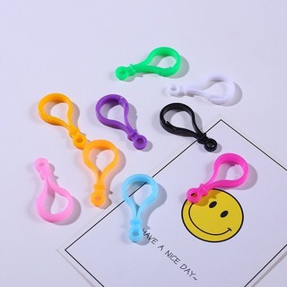 Móc khoá nhựa nhiều màu, tiện lợi (Gói 10 chiếc)