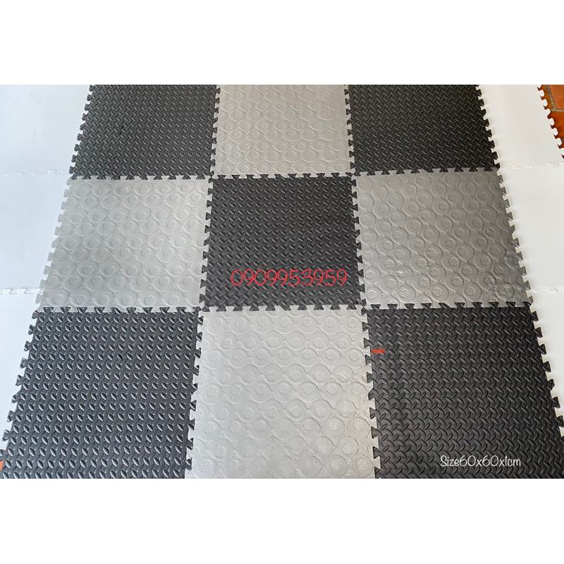 Thảm xốp lót sàn vân khế 60×60×1cm