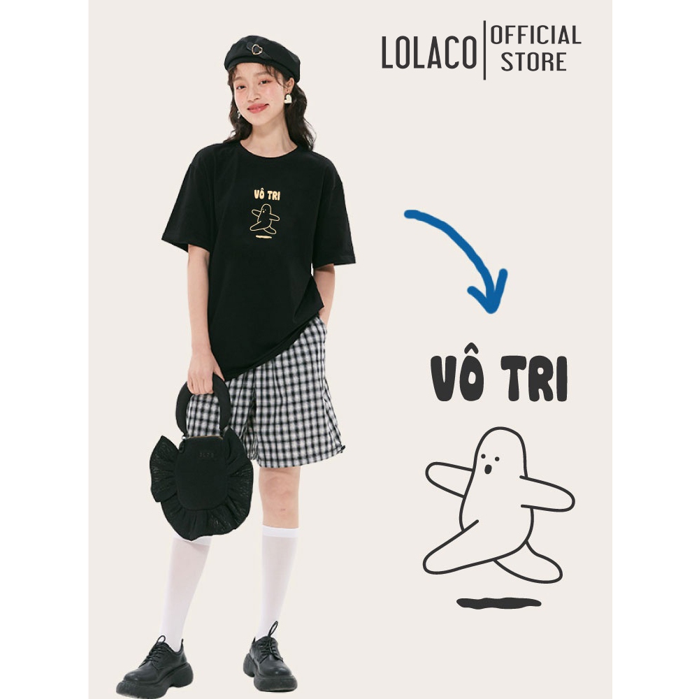 Áo thun  nam nữ form rộng tay lỡ in chữ VÔ TRI -Áo Thun Unisex Nam Nữ Local Brand chất  cotton  SIÊU CẤP