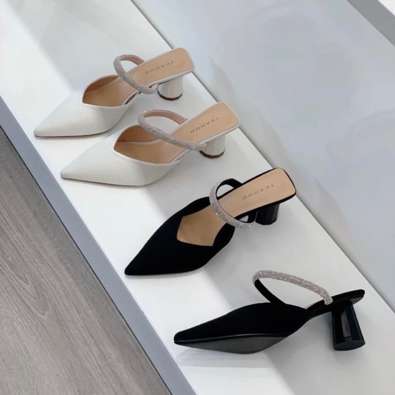 Sục cao gót quai đá - Bunny Shoes