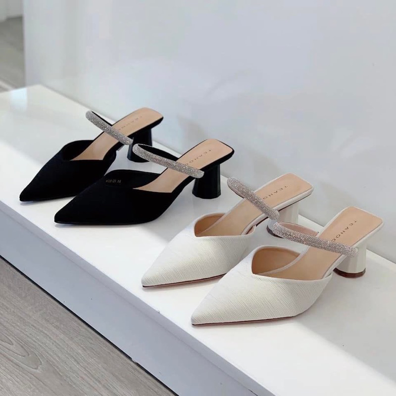 Sục cao gót quai đá - Bunny Shoes