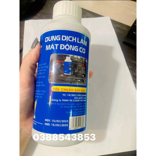 Nước làm mát ô tô, xe máy,Nước làm mát động cơ TH CLEAN chuyên dụng chai 500ml sử dụng cho mọi loại xe