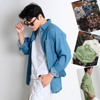 Áo sơ mi nam overshirt KAPO, áo sơ mi shacket nhiều màu ca ro , trơn,  thể khoác ngoài hay mặc như một chiếc sơ mi.
