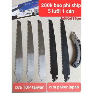 Combo 5 lưỡi cưa top,parker + 1 cán