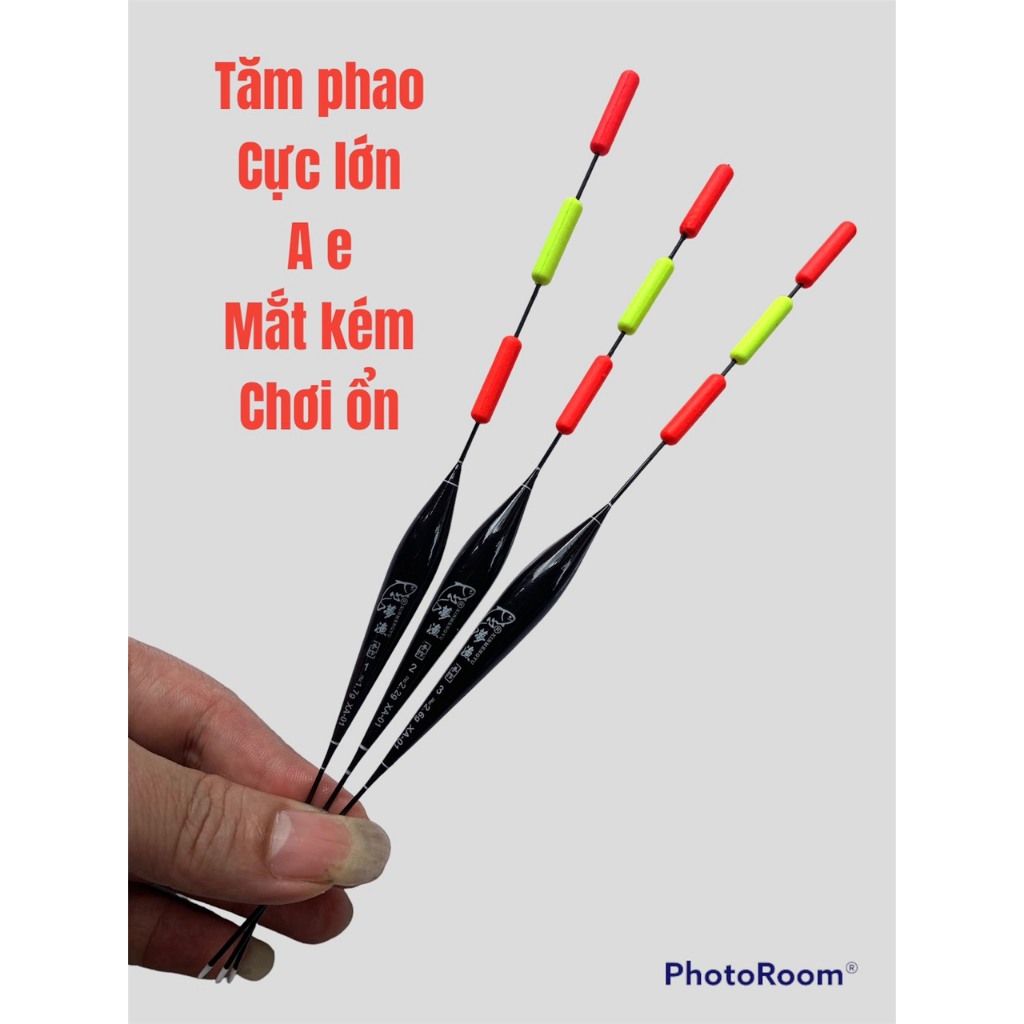 Phao Câu Đài NaNo XA và Phao Loang Tăm To Dành cho người mắt hơi kém , lớn tuổi , câu nước nông , câu lửng