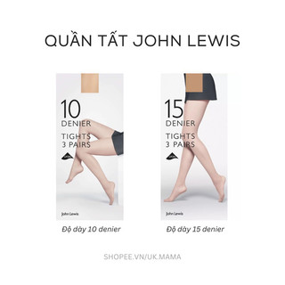 Quần tất John Lewis set 3 đôi
