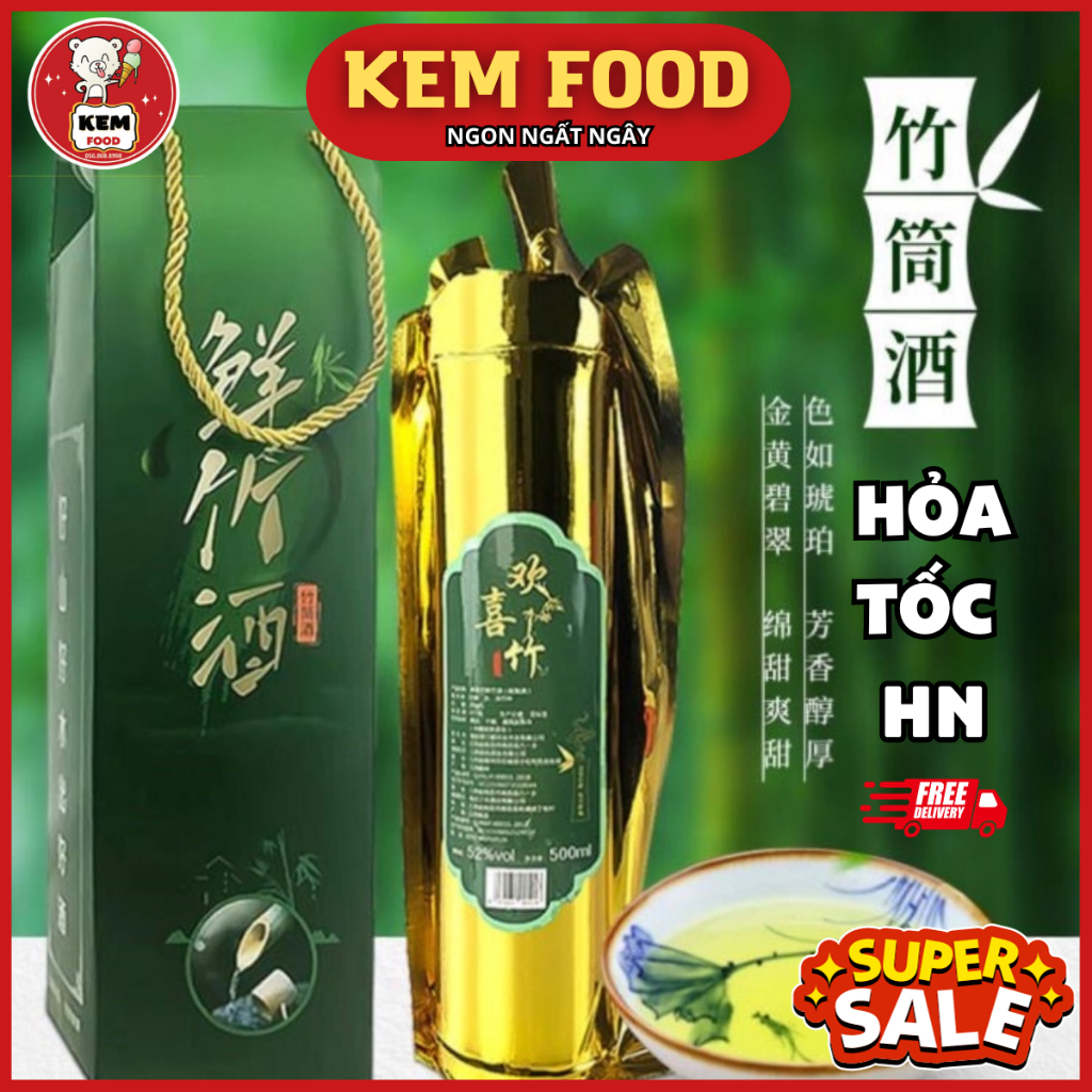 PHÚC KIẾN ỐNG TRE 500ML THƯỢNG HẠNG - KEMFOOD