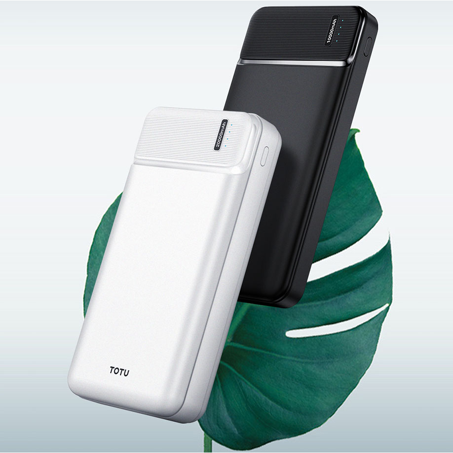 Sạc Dự Phòng TOTU CPBN-046 / CPBN-047 Dung Lượng 10000mah / 20000mah - Thiết Kế 2 Cổng USB - Chính Hãng Phukien 365