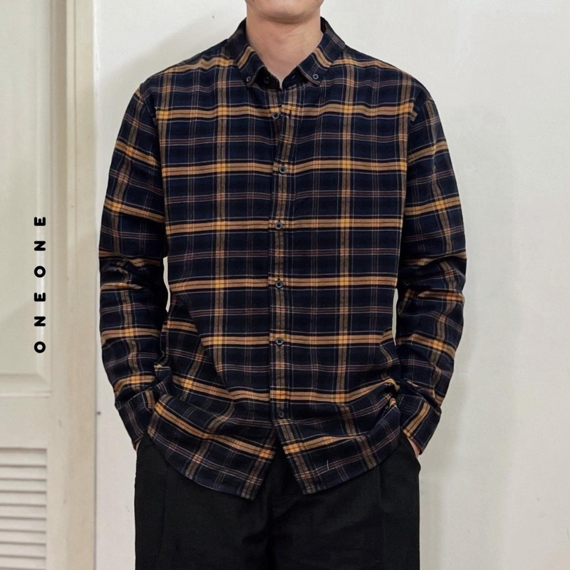 Áo sơ mi Cotton Flannel Check Shirt 9508