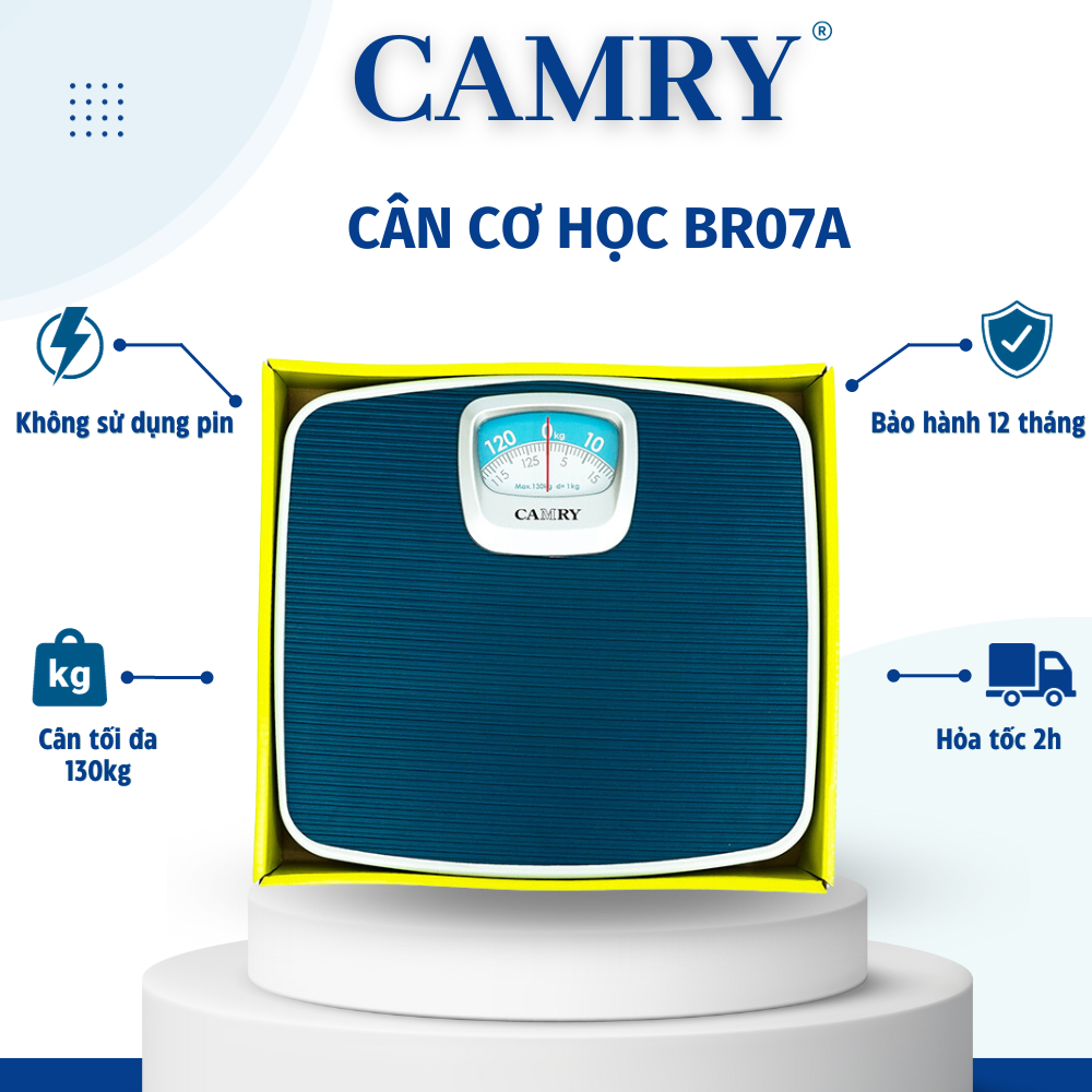 [BẢO HÀNH 1 NĂM] Cân Camry, Cân sức khỏe cơ học Br2020- siêu bền