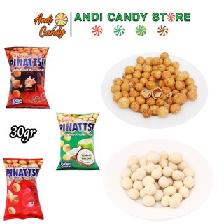 10 Gói Snack Đậu Phộng Pinatsu Siêu Xốp Oishi 30gr