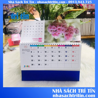 Lịch 2024 , lịch để bàn 2024 khổ 1616cm