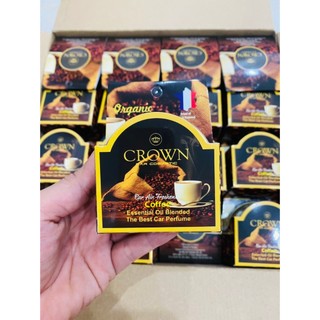 Nước hoa ô tô, Sáp Thơm Crown - Pháp Mùi Café thơm dịu, dễ chịu