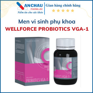 Viên Uống Phụ Khoa Men Vi Sinh Vùng Kín Wellforce ProbioticS VGA-1 Giảm Khí Hư Ngứa Mùi hôi Ngăn Ngừa Tái Phát 