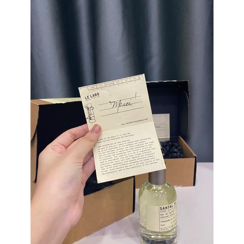 Nước hoa si hiệu LE.LA.BO San.tal 33 của NY, Mỹ có box