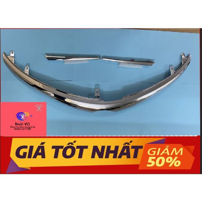 Thanh Ốp mặt calang trên NẮP CAPO xe Toyota vios 2014 - 2017