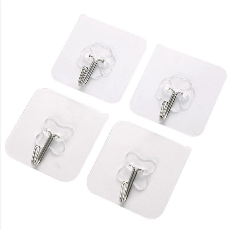 Móc Treo Đồ Dán Tường Siêu Dính, Siêu Chịu Lực - Móc Treo Quần Áo, Đồ Nhà Tắm, Nhà Bếp