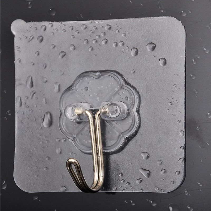 Móc Treo Đồ Dán Tường Siêu Dính, Siêu Chịu Lực - Móc Treo Quần Áo, Đồ Nhà Tắm, Nhà Bếp