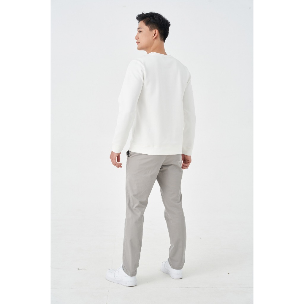 Áo Sweater Nam 5S FASHION POSITIVE, Chất Nỉ Cotton, Cổ Tròn, Thêu Chữ Nổi Bật