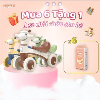 [Tặng xe chòi chân] Combo 6 Bịch Bỉm Momoji cho bé